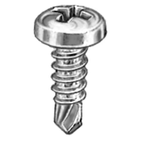 Auveco #8 X 1/2 PHILLIPS PAN HD TEKS T.S. ZINC, 100PK 9605